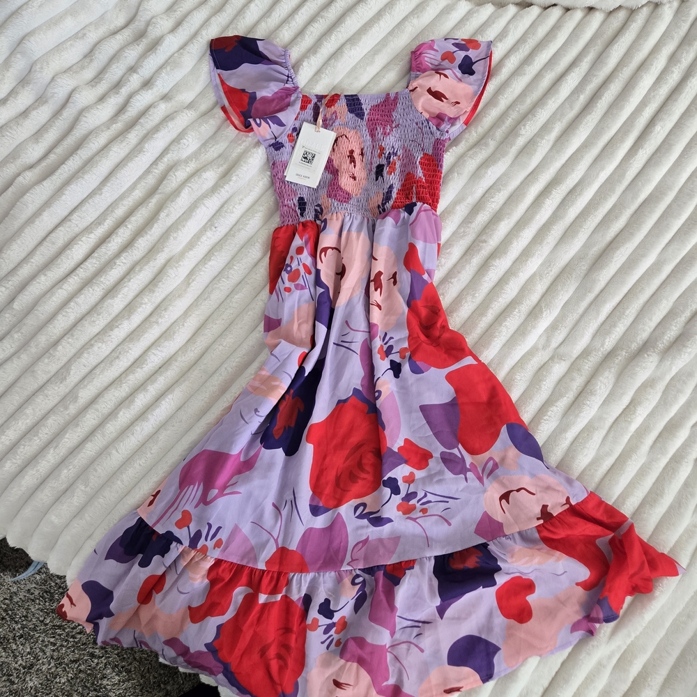 Grace Karin Girls Floral Dress – Size 10Y, Fits Petite/XS Adults Too
